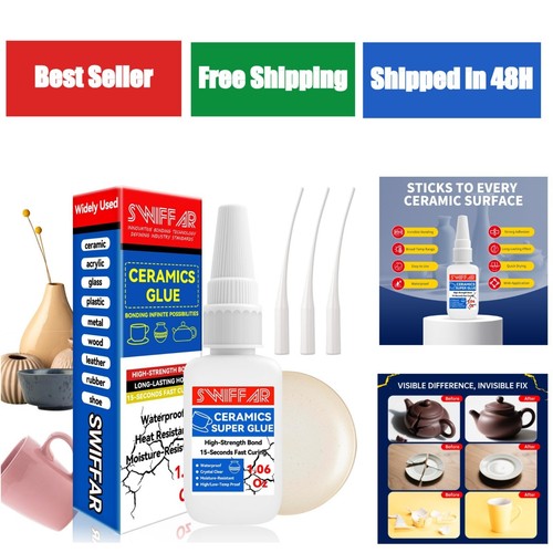 Swiffar ceramic glue - glue, clear