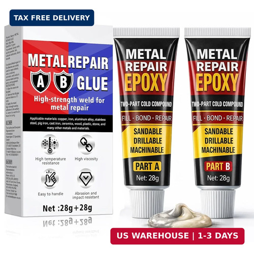 Metal repair glue - metal,