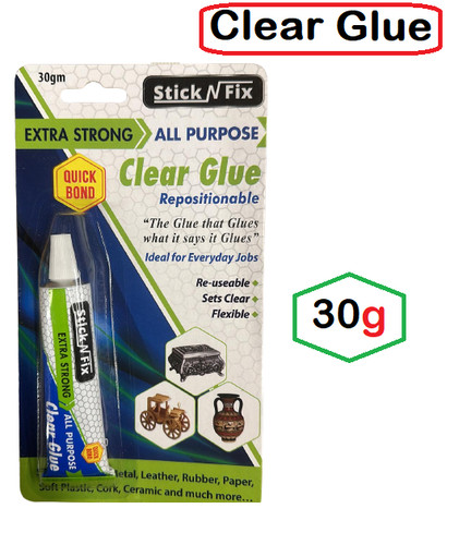 Stick fix clear glue - n,